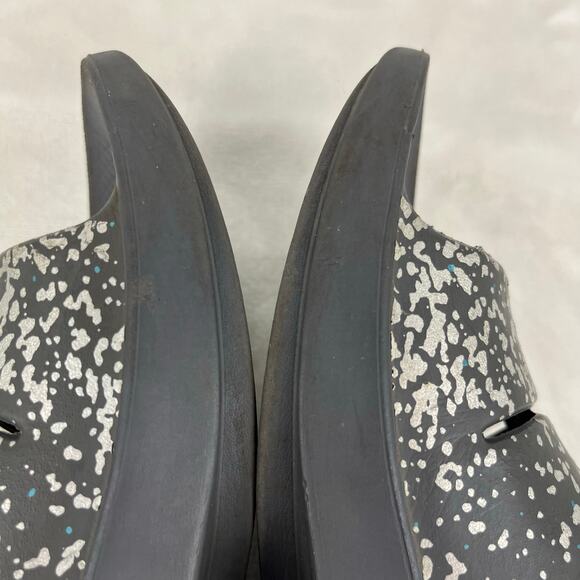 OOfos OOahh Luxe Slide Sandal M7 W9 Limited Edition Recovery‎ Shoe Prosecco Pop - Picture 13 of 14